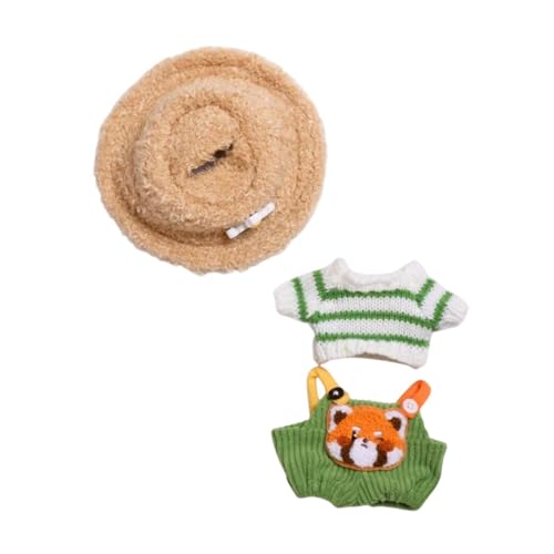 Harilla Plüschpuppenkleidung Doll Kleidung für Kinder Mode Süße Foto Requisiten Anhänger Puppen Outfit Puppenpulloverhose für 5,91 Zoll Puppe von Harilla
