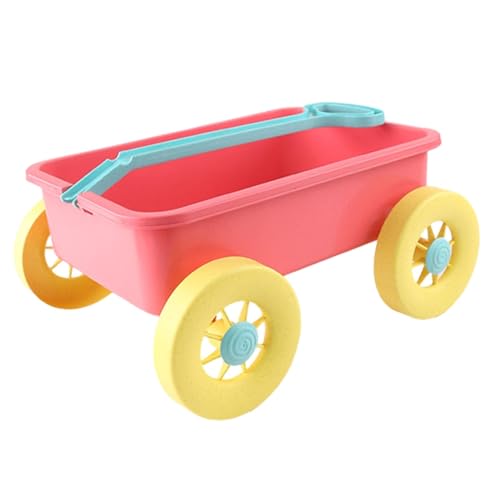 Harilla Pretend Play Wagon Toy, Sand Toy Trolley, Outdoor Indoor Toy, Pull Car Toy für Outdoor Indoor von Harilla