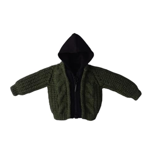 Harilla Pullover-Modell im Maßstab 1/12, Puppenspielzeug, Winter, DIY, Geschenke für und Erwachsene, weiche Mode, Cosplay-Dekoration, Kostüm, GrÜn von Harilla きん