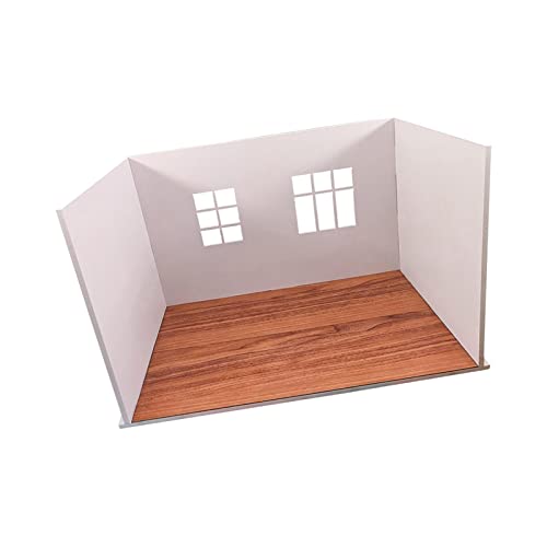 Harilla Puppenhaus Küche Stall mit Fenster für Miniaturwelten von Harilla