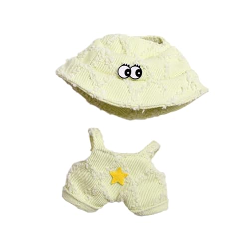 Harilla Puppenkleidung, Kostümanzug, Kostüme mit Hut, entzückende süße Verkleidung, Mädchengeschenk, Kleidungsset, Hosen für 15-cm-Puppen, Anhängerpuppe, GrÜn Harilla Puppenkleidung, Kostümanzug, Kostüme mit Hut, entzückende süße Verkleidung, Mädchengeschenk, Kleidungsset, Hosen für 15-cm-Puppen, Anhängerpuppe, GrÜn von Harilla