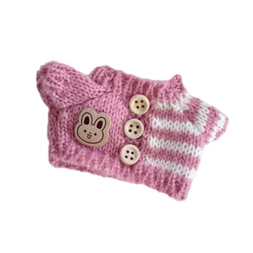Harilla Puppenstrickpullover, gefüllter Puppenpullover für Kindergeburtstagsgeschenk, DIY-Foto-Requisiten Puppenzubehör, für 6,69-Zoll-Puppe, Rosa Harilla Puppenstrickpullover, gefüllter Puppenpullover für Kindergeburtstagsgeschenk, DIY-Foto-Requisiten Puppenzubehör, für 6,69-Zoll-Puppe, Rosa von Harilla