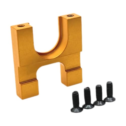 Harilla RC-Auto-Motorhalter, Halterung, Upgrade-Teil, bürstenloses tragbares Untersetzungsgetriebe, Fester Sitzhalterungsständer für Wltoys 1/10 RC-Auto, Gold Harilla RC-Auto-Motorhalter, Halterung, Upgrade-Teil, bürstenloses tragbares Untersetzungsgetriebe, Fester Sitzhalterungsständer für Wltoys 1/10 RC-Auto, Gold von Harilla