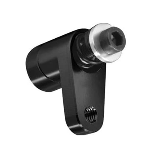 Harilla RC Auto Servo Lenkung Arm DIY Spielzeug Zubehör Werkzeuge 20T Servo Metall für 1/18 Typhon LKW 1/14 Mini, Schwarz von Harilla
