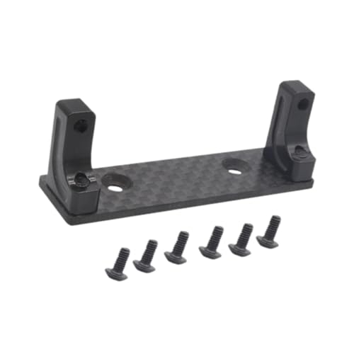 Harilla RC -Auto -Servo Montagehalterung 1:10 Skala Multifunktions Servo Fester Halterung Metall Vorderachse Servohalterhalter für RC -Fahrzeug, Schwarz von Harilla