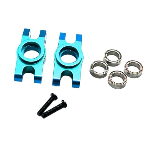 Harilla RC -Auto hinter Achsenträger -Hinterachse 1:16 Skala hohe Festigkeit Einfach zu installierende hintere Hubs RC -Reparaturteile für 16210 H16, Blau von Harilla