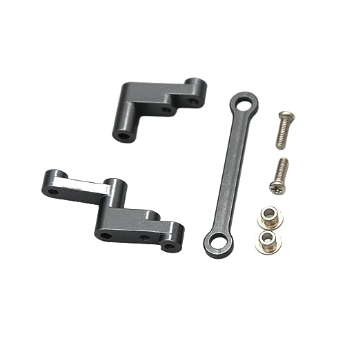 Harilla RC Lenkkomponenten, Metall Lenkhebel, Ersatzteile für RC Autos, Zubehör für 1/16 Modelle, grau Harilla RC Lenkkomponenten, Metall Lenkhebel, Ersatzteile für RC Autos, Zubehör für 1/16 Modelle, grau von Harilla