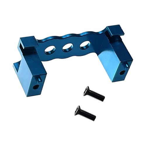 Harilla RC Servo Mount Ständer modifizierter Lenkschalthalter Sturdes Baugruppe mit Schrauben DIY DIY MODIFIZIERT FÜR 124018 124019 1/14 144001, Blau von Harilla