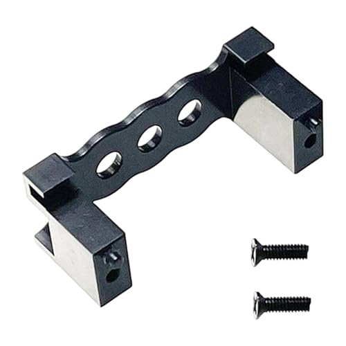 Harilla RC Servo Mount Ständer modifizierter Lenkschalthalter Sturdes Baugruppe mit Schrauben DIY DIY MODIFIZIERT FÜR 124018 124019 1/14 144001, Grau von Harilla