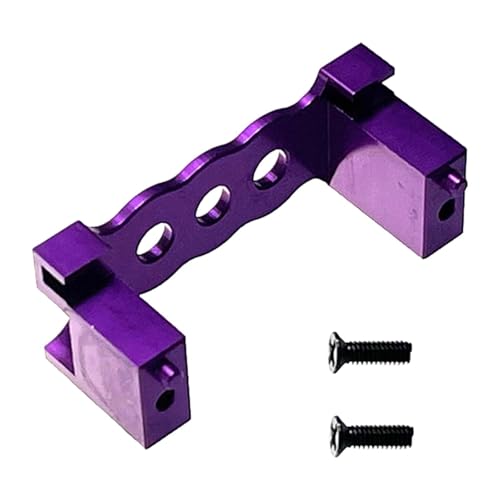 Harilla RC Servo Mount Ständer modifizierter Lenkschalthalter Sturdes Baugruppe mit Schrauben DIY DIY MODIFIZIERT FÜR 124018 124019 1/14 144001, Lila von Harilla