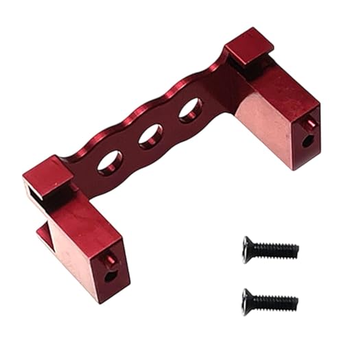 Harilla RC Servo Mount Ständer modifizierter Lenkschalthalter Sturdes Baugruppe mit Schrauben DIY DIY MODIFIZIERT FÜR 124018 124019 1/14 144001, Rot von Harilla