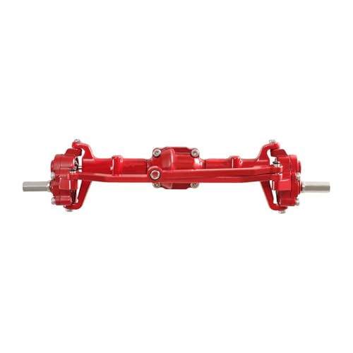 Harilla RC Vorderachse Tür Brücke Ersetzen zu Installieren RC Zubehör Metall Achse für D91 LC79 D90 1/12 Hobby Auto DIY ACCS, Rot von Harilla きん