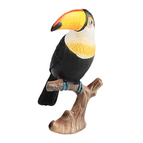 Harilla Realistische Vogel-Tiermodelle, Spielzeug, Basteln, lebensechter Vogel, künstliche PVC-Vögel für Regal, Desktop, kognitives Spielzeug, auf AST stehend von Harilla