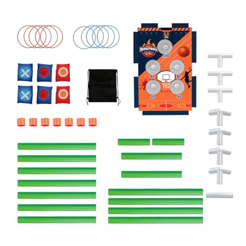 Harilla Ringwurfspiel, Bohnen- und Sandsackwurfspiel, Outdoor-Spielzeug, kreative Geschenke, Wurfspielzeug für Kinder, für drinnen und draußen, für Party Harilla Ringwurfspiel, Bohnen- und Sandsackwurfspiel, Outdoor-Spielzeug, kreative Geschenke, Wurfspielzeug für Kinder, für drinnen und draußen, für Party von Harilla