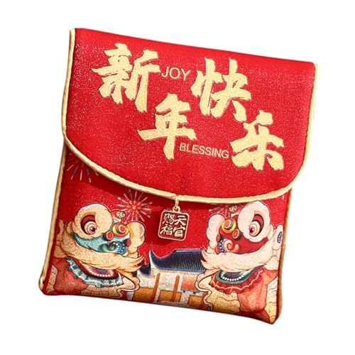 Harilla Roter Umschlag für Das Chinesische Neujahr, Roter Taschenumschlag, 10,9 X 11,9 cm, Praktisch, Einfach zu Bedienen, Rotes Paket Zur Feier von Hong Bao, Ohne Lanyard Harilla Roter Umschlag für Das Chinesische Neujahr, Roter Taschenumschlag, 10,9 X 11,9 cm, Praktisch, Einfach zu Bedienen, Rotes Paket Zur Feier von Hong Bao, Ohne Lanyard von Harilla