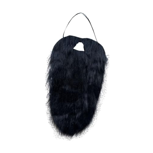 Harilla Santa Bart Mustaches Fake Bart falscher Bart für Urlaubsstromkleid Verkleidet Santa Claus auf Weihnachtsfeier Performance Kinder, Schwarz von Harilla