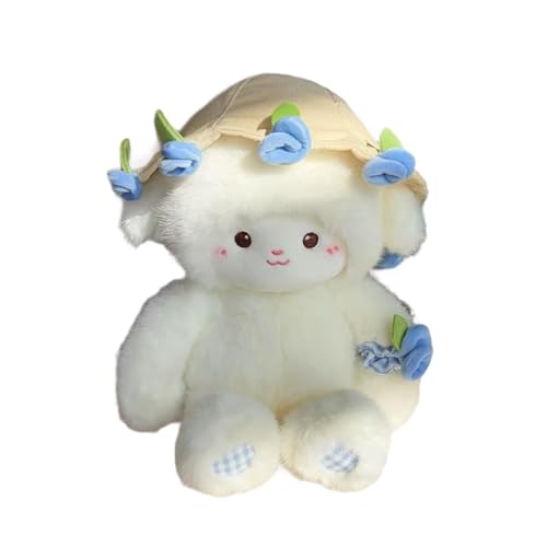 Harilla Schaf-Plüschtier-Ornament, realistisch, weich, mit Hut, Heimdekoration, Stofftierspielzeug zum Sammeln, für Kinder, Familienpartys und Erwachsene, Blau Harilla Schaf-Plüschtier-Ornament, realistisch, weich, mit Hut, Heimdekoration, Stofftierspielzeug zum Sammeln, für Kinder, Familienpartys und Erwachsene, Blau von Harilla