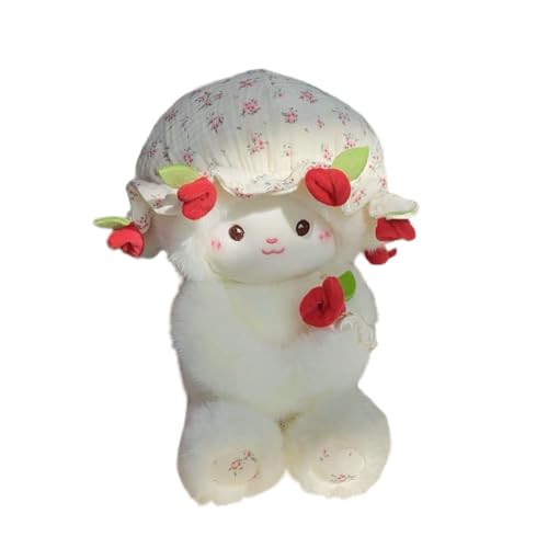Harilla Schaf-Plüschtier-Ornament, realistisch, weich, mit Hut, Heimdekoration, Stofftierspielzeug zum Sammeln, für Kinder, Familienpartys und Erwachsene, Rot Harilla Schaf-Plüschtier-Ornament, realistisch, weich, mit Hut, Heimdekoration, Stofftierspielzeug zum Sammeln, für Kinder, Familienpartys und Erwachsene, Rot von Harilla
