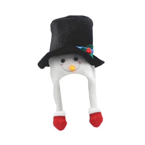 Harilla Schneemann Hut Party Hut Prop Kopfbedeckung Männer Frauen Kostüm Weihnachten Zylinder Kopfschmuck für Karneval Maskerade Urlaub Cosplay von Harilla