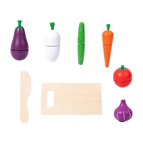 Harilla Schneidespielzeug, Lebensmittel-Farbsortierset, Lernspielzeug, Küchen-Spielset für ab 3 Jahren, Vorschulkinder, Jungen und Mädchen, Gemüse von Harilla