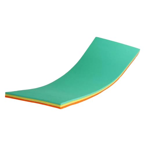 Harilla Schwimmende Wassermatte, Treibende Matratzendecke, Reißfestes Schwimmfloß, Schwimmmatte für Draußen, Bett, Schwimmende Unterlage Zum Bootfahren, Grün Gelb Orange Harilla Schwimmende Wassermatte, Treibende Matratzendecke, Reißfestes Schwimmfloß, Schwimmmatte für Draußen, Bett, Schwimmende Unterlage Zum Bootfahren, Grün Gelb Orange von Harilla