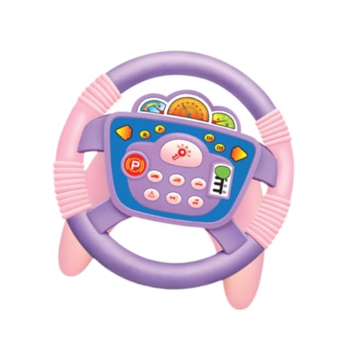 Harilla Simuliertes Lenkrad, elektrisches Lenkrad, Spielzeug, Fahren, musikalisches Antriebsrad, Kinder-Sound-Spielzeug für Kinder, Jungen und Mädchen im, Lila Harilla Simuliertes Lenkrad, elektrisches Lenkrad, Spielzeug, Fahren, musikalisches Antriebsrad, Kinder-Sound-Spielzeug für Kinder, Jungen und Mädchen im, Lila von Harilla