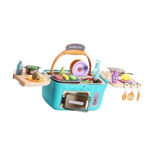 Harilla Spielküche, Spielset, Spielzeug, Küchenzubehör mit Musiklichtern, realistisches Geschenk, Küchen-Rollenspielspielzeug für Kinder im Alter von 3–8 Harilla Spielküche, Spielset, Spielzeug, Küchenzubehör mit Musiklichtern, realistisches Geschenk, Küchen-Rollenspielspielzeug für Kinder im Alter von 3–8 von Harilla
