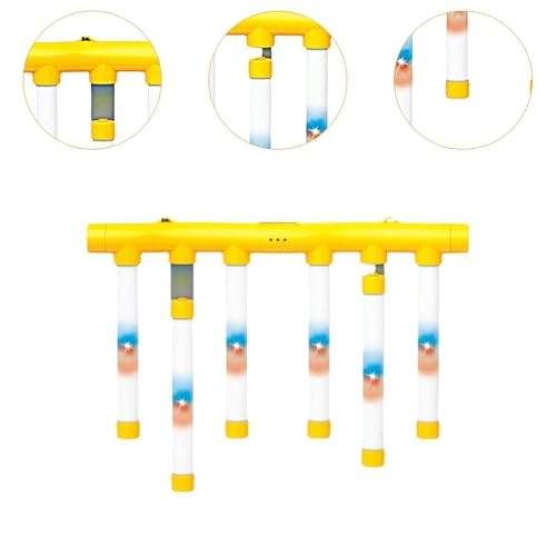 Harilla Sticks Game Hand Eye Coordination, Fernbedienung, Spaß, Reaktionstraining Spielzeug Hand Herausforderung Spiel für Erwachsene Kinder, Gelb von Harilla