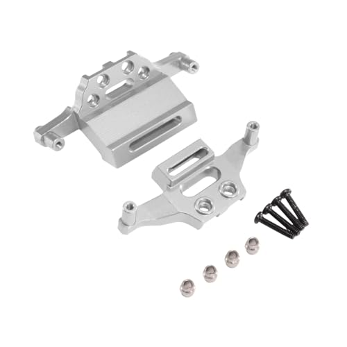 Harilla Stoßhalterungsrahmen 1/20 RC -Fahrzeugteile Metallmontage -Halterungen vordere und hintere Mount -Kit für Meijiaxin 20208 C8811, Silber von Harilla