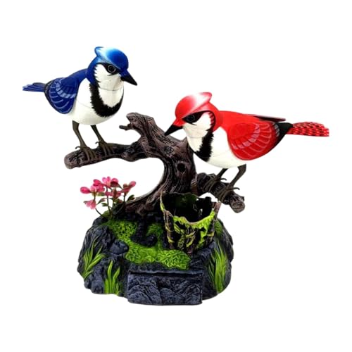 Harilla Talking Jay Electric Birds Kinderspielzeug, interaktives realistisches sprechendes Spielzeug mit Geräuschsteuerung, Büro- und Heimdekoration als, 513a Harilla Talking Jay Electric Birds Kinderspielzeug, interaktives realistisches sprechendes Spielzeug mit Geräuschsteuerung, Büro- und Heimdekoration als, 513a von Harilla