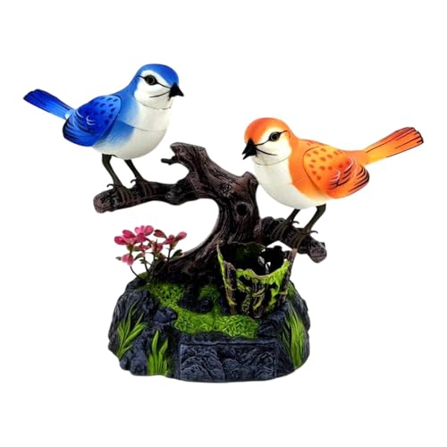 Harilla Talking Jay Electric Birds Kinderspielzeug, interaktives realistisches sprechendes Spielzeug mit Geräuschsteuerung, Büro- und Heimdekoration als, 513b Harilla Talking Jay Electric Birds Kinderspielzeug, interaktives realistisches sprechendes Spielzeug mit Geräuschsteuerung, Büro- und Heimdekoration als, 513b von Harilla