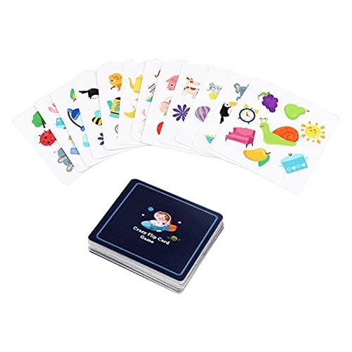 Harilla Tier-Matching-Spiel 54 Blöcke Farberkennung Konzentrationsspiel für Kinder, Kartenset von Harilla