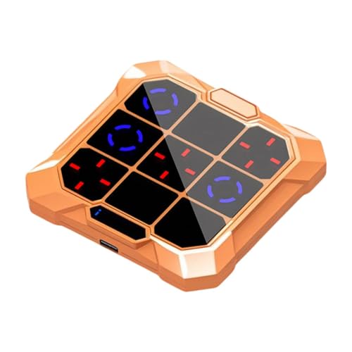 Harilla Toe Bolt Game Lernspielzeug Reiseautofahrt Kompaktes tragbares Gehirntraining Handheld-Puzzlespiel elektronisch für Erwachsene, Orange Harilla Toe Bolt Game Lernspielzeug Reiseautofahrt Kompaktes tragbares Gehirntraining Handheld-Puzzlespiel elektronisch für Erwachsene, Orange von Harilla
