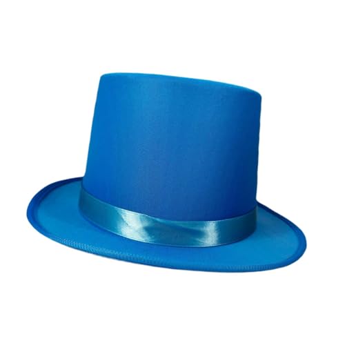 Harilla Top -Hut formeller zeremonieller Magierhut für Urlaubsrolle, Cosplay Carnival zu Spielen, Blau Harilla Top -Hut formeller zeremonieller Magierhut für Urlaubsrolle, Cosplay Carnival zu Spielen, Blau von Harilla