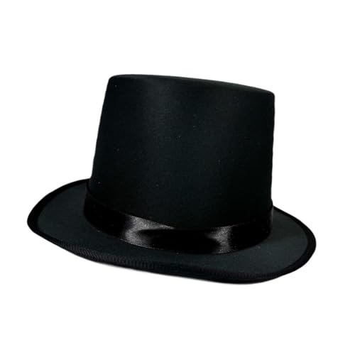 Harilla Top -Hut formeller zeremonieller Magierhut für Urlaubsrolle, Cosplay Carnival zu Spielen, Schwarz Harilla Top -Hut formeller zeremonieller Magierhut für Urlaubsrolle, Cosplay Carnival zu Spielen, Schwarz von Harilla
