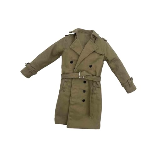 Harilla Trenchcoat Maßstab 1:6, handgefertigte Puppenkleidung für 12-Zoll-Puppenmodelle, Khaki Harilla Trenchcoat Maßstab 1:6, handgefertigte Puppenkleidung für 12-Zoll-Puppenmodelle, Khaki von Harilla