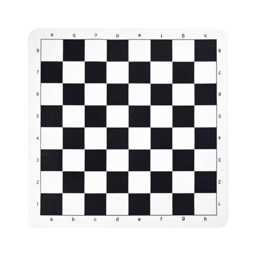 Harilla Turnier-Schachmatte, PU-Turnier-Roll-Up-Schachbrett, Schach-rollbares Schachbrett, Schachmatte für Kinder und Erwachsene, L von Harilla