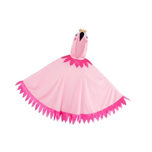 Harilla Umhang mit Kapuze -Umhang Kleid für lustige Flamingo -Cape -Kostüm für Halloween Festival Holiday Harilla Umhang mit Kapuze -Umhang Kleid für lustige Flamingo -Cape -Kostüm für Halloween Festival Holiday von Harilla