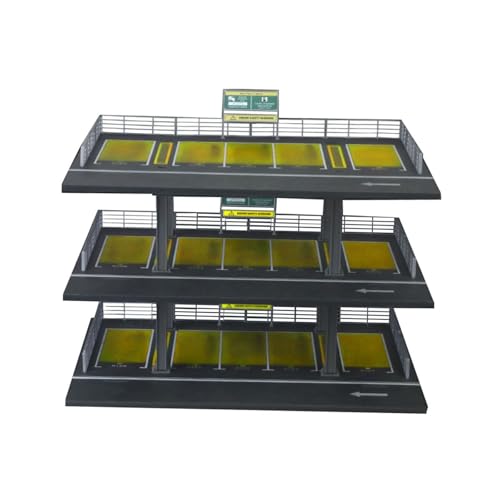 Harilla Vitrine für Modellautos aus Druckguss im Maßstab 1/64, Vitrine für die Garage, Simulation eines Parkplatzes, Schutz, Tischdekor für Leichtmetallautos Harilla Vitrine für Modellautos aus Druckguss im Maßstab 1/64, Vitrine für die Garage, Simulation eines Parkplatzes, Schutz, Tischdekor für Leichtmetallautos von Harilla