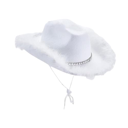 Harilla Western Cowboy Hut Cowgirl Hat Geschenk Frauen Männer komfortable Foto Requisiten Kostüm Hat Cowgirl tun tadeln, Spiele für Partyleistung zu Spielen, A Type White Harilla Western Cowboy Hut Cowgirl Hat Geschenk Frauen Männer komfortable Foto Requisiten Kostüm Hat Cowgirl tun tadeln, Spiele für Partyleistung zu Spielen, A Type White von Harilla