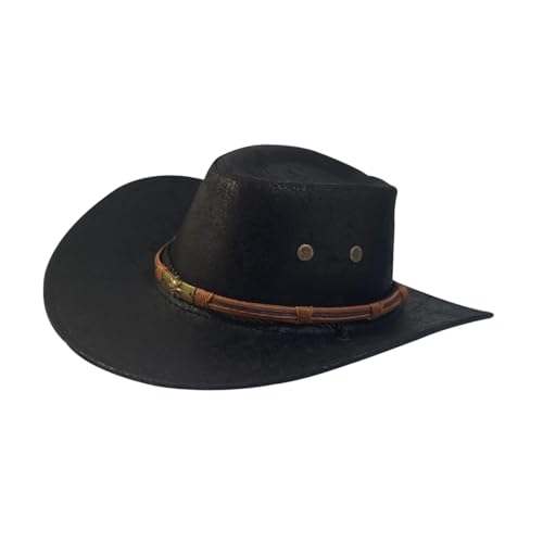 Harilla Klassischer Western Cowboyhut für Halloween, breite Krempe, Bequeme Kostümrequisiten, Cosplay-Cowgirl-Hut Weihnachtsmütze für Frauen im Freien, Berufe, Angeln, Bühnenauftritt, stil f Harilla Klassischer Western Cowboyhut für Halloween, breite Krempe, Bequeme Kostümrequisiten, Cosplay-Cowgirl-Hut Weihnachtsmütze für Frauen im Freien, Berufe, Angeln, Bühnenauftritt, stil f von Harilla