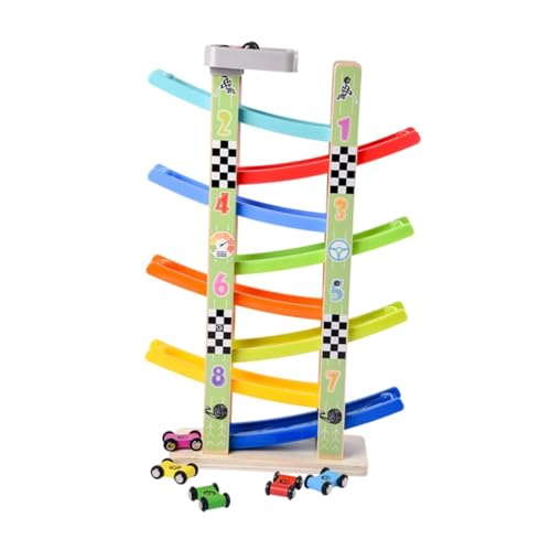 Harilla Wood Mini Car Race Ramp Toy Car Rutsche mit 8 Rampen Spielzeug Rennwagen Spielzeug für Partyzubehör für Geburtstagsgeschenk -Vorschulkindergärten Harilla Wood Mini Car Race Ramp Toy Car Rutsche mit 8 Rampen Spielzeug Rennwagen Spielzeug für Partyzubehör für Geburtstagsgeschenk -Vorschulkindergärten von Harilla