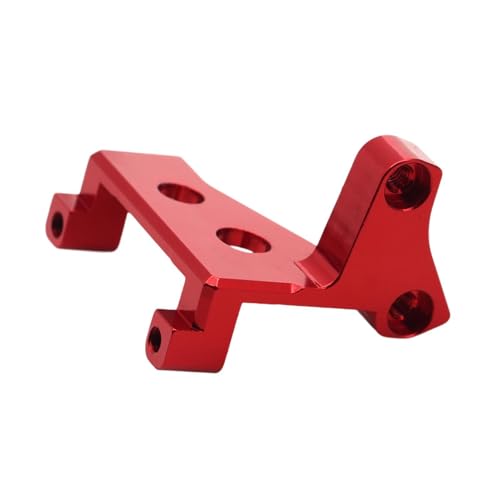 Harilla Zahnradkasten Differenzdifferenzverriegelungsgetriebe tragbares Metall Uppergarde Ersatz RC Auto Reparatur Fernbedienungsspielzeug Servo Mount, Rot von Harilla