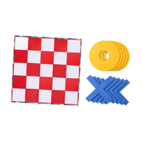 Harilla Zehen Schach Set Brettspiel Klassische Eltern -Kinder -Interaktion Unterhaltungsfeiertagsgeschenke Bildungsspielzeug Lustiges Xo -Spielzeug für Kinder, 180 cm Und Rot Harilla Zehen Schach Set Brettspiel Klassische Eltern -Kinder -Interaktion Unterhaltungsfeiertagsgeschenke Bildungsspielzeug Lustiges Xo -Spielzeug für Kinder, 180 cm Und Rot von Harilla