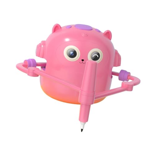 Harilla Zeichenroboter für Kinder, Lernspielzeug mit 100 Karten und 2 Stiften, Vorschulspiel, Lernspielzeug, automatisches Malen für Kinder, Rosa Harilla Zeichenroboter für Kinder, Lernspielzeug mit 100 Karten und 2 Stiften, Vorschulspiel, Lernspielzeug, automatisches Malen für Kinder, Rosa von Harilla