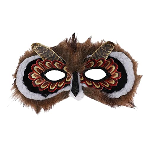 Kinder-Eulenmasken-Dekor-Gesichtsabdeckung mit elastischem Band, Kopfbedeckung, Vogelmaske für Kinder, Halloween, Karneval, Abschlussball Kinder-Eulenmasken-Dekor-Gesichtsabdeckung mit elastischem Band, Kopfbedeckung, Vogelmaske für Kinder, Halloween, Karneval, Abschlussball von Harilla