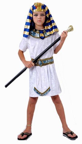 Ägyptischen Pharao Kinder-Kostüm 10-11 Jahre Große von Henbrandt