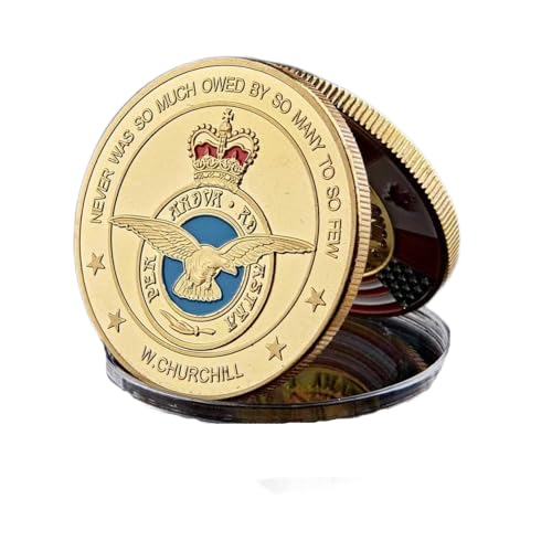 Harrington Marley Gedenkmarke aus dem 2. Weltkrieg – Schlacht um Britain Spitfire | Hommage an die Wenigen | Militär-Souvenir für Sammler, Luxemburger Veteranen Harrington Marley Gedenkmarke aus dem 2. Weltkrieg – Schlacht um Britain Spitfire | Hommage an die Wenigen | Militär-Souvenir für Sammler, Luxemburger Veteranen von Harrington Marley
