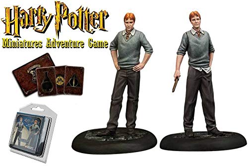 Knight Models HPMAG07 Harry Potter Miniaturen Abenteuerspiel: Fred und George Weasley Erweiterungsset von Knight Models