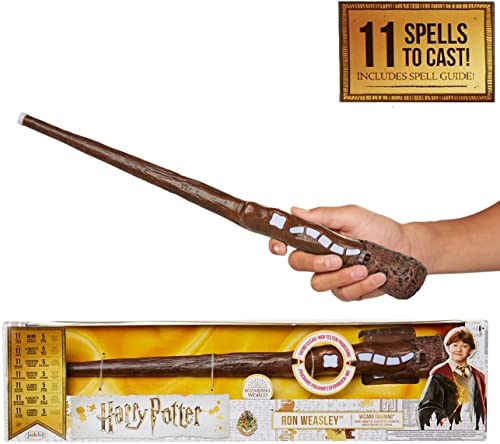 Harry Potter 39899 Ron Weasley Zauberer Trainingsstab Zauberstab, 8 Jahre+, Multi von Harry Potter
